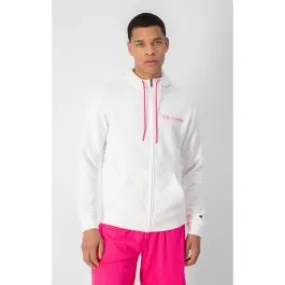 Felpa con cappuccio full-zip uomo Bianco