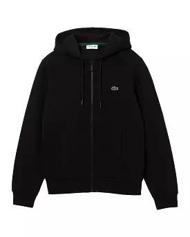 Felpa Uomo Lacoste Full Zip Basic Nero