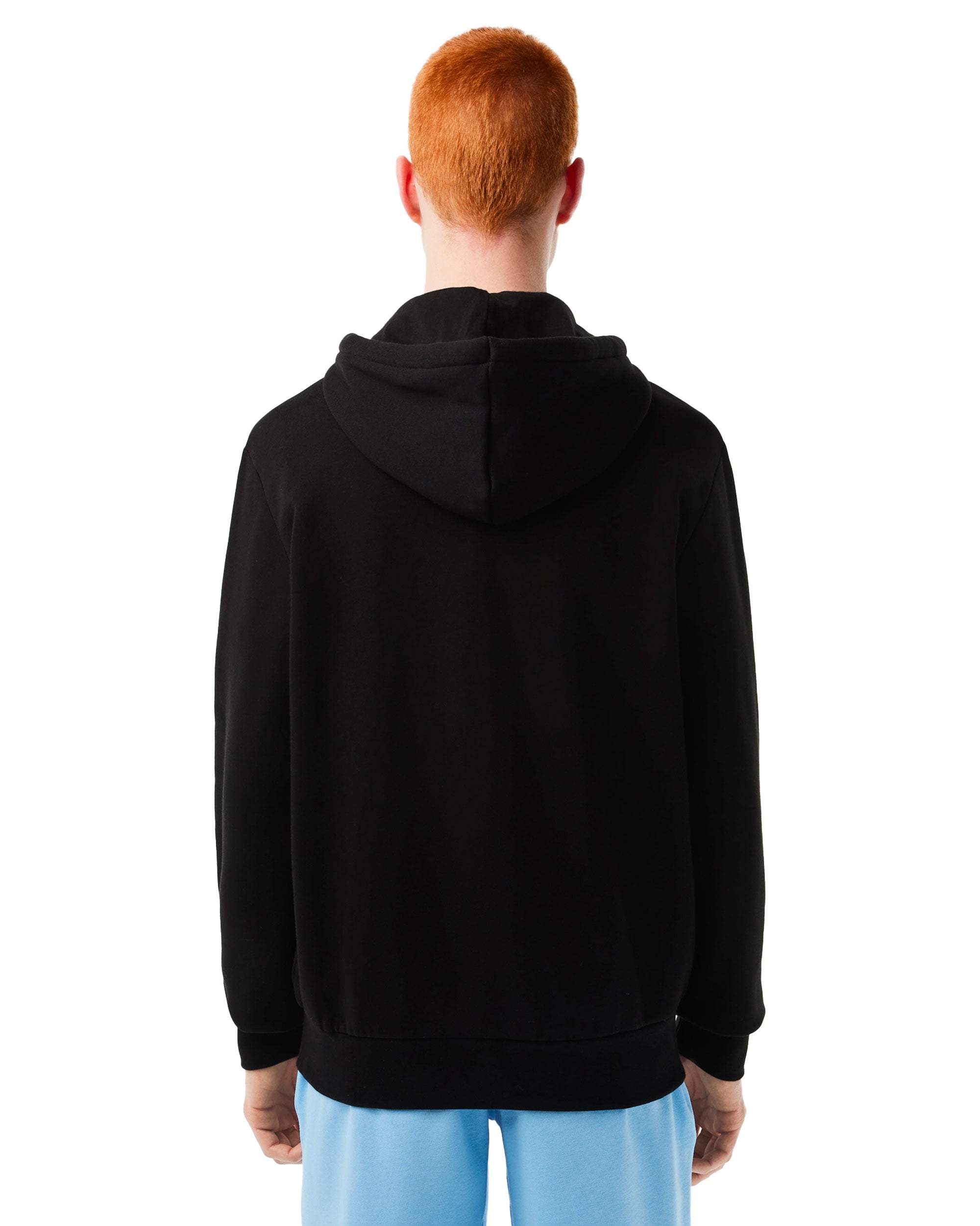 Felpa Uomo Lacoste Full Zip Basic Nero