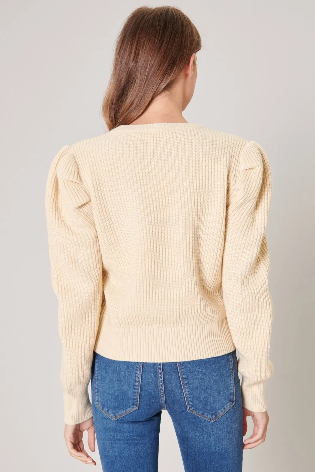 Freya Drape Sleeve Sweater