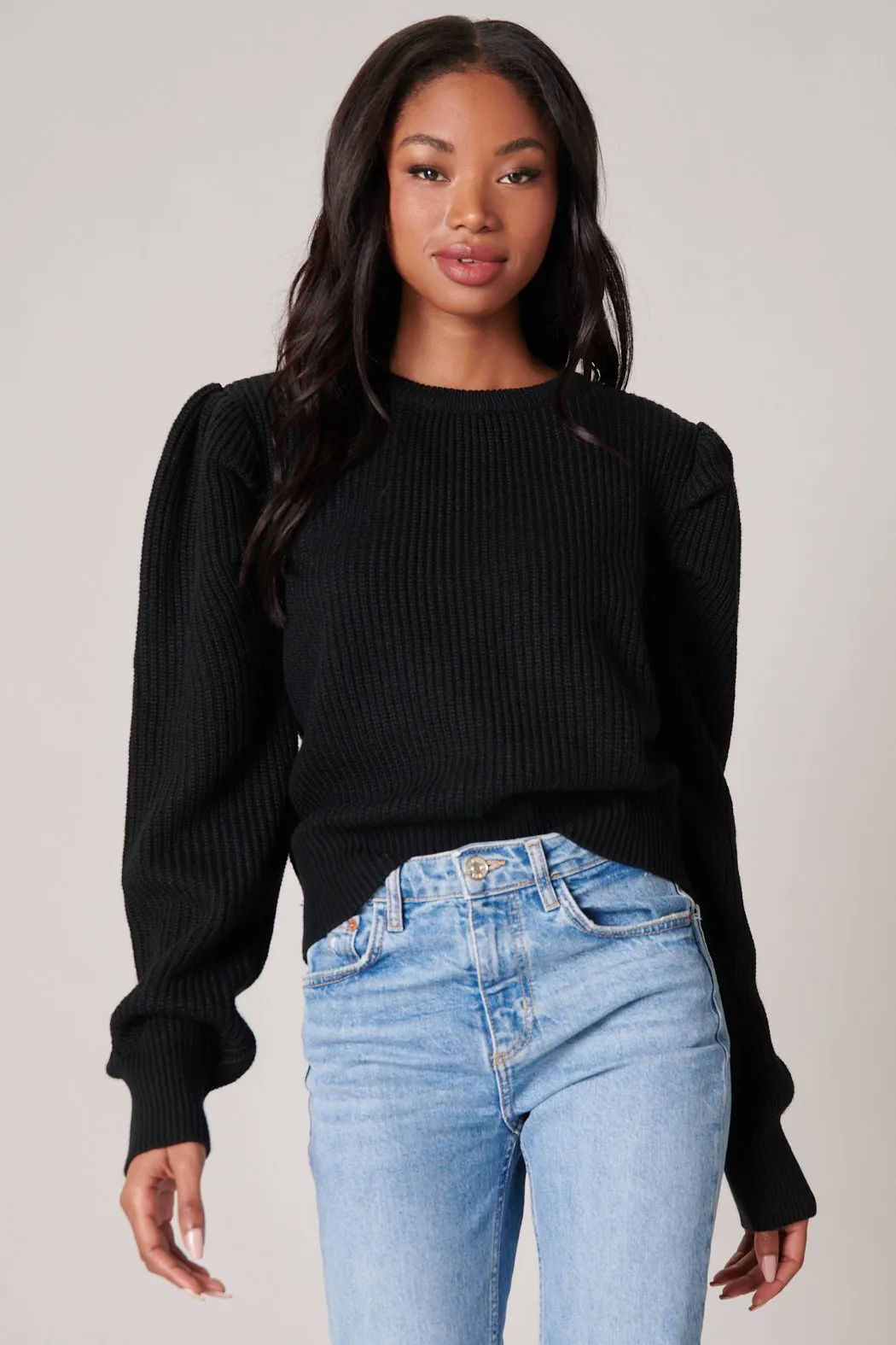 Freya Drape Sleeve Sweater