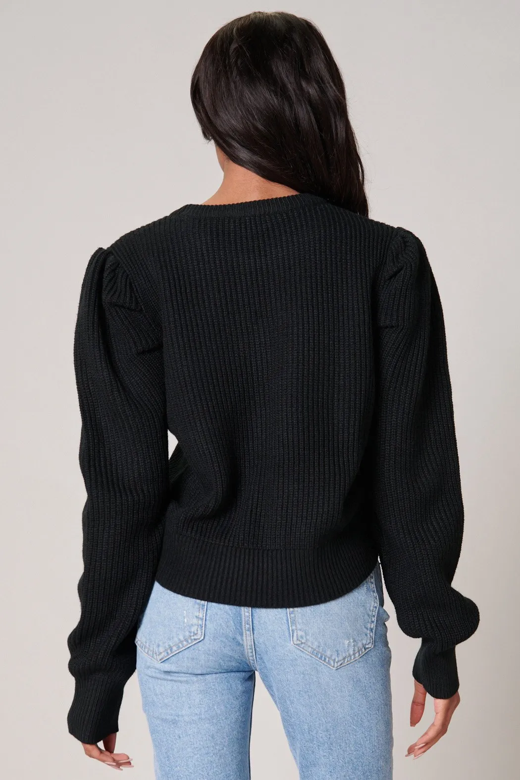 Freya Drape Sleeve Sweater