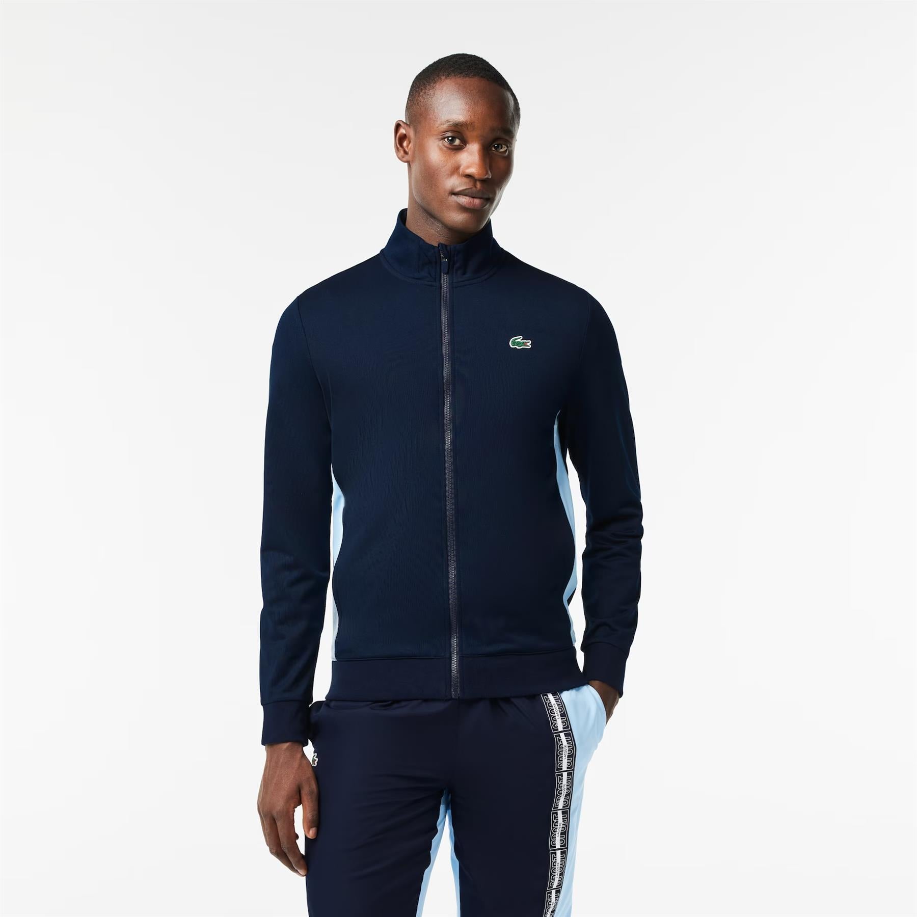 Full Zip Ripstop Classic Fit Recycled Polyester Mid Layer Navy - AW23