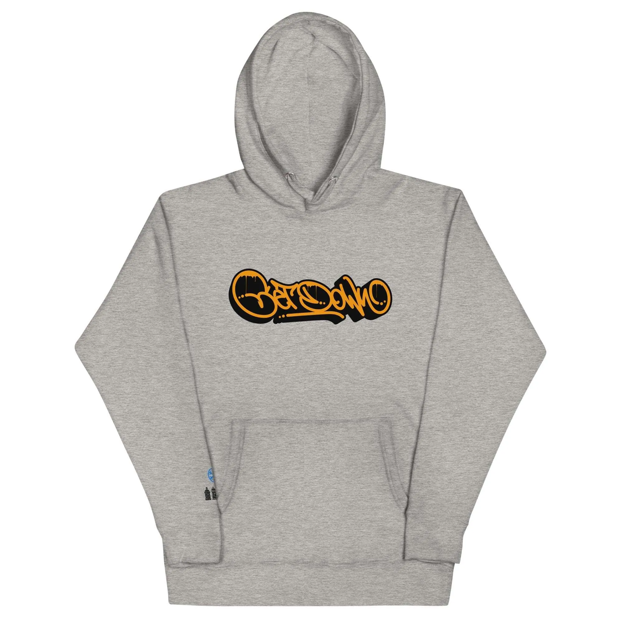 Get Down Graffiti Tag Hoodie | Gray