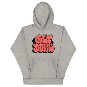 Get Down Graffiti Throw-up Hoodie | Gray