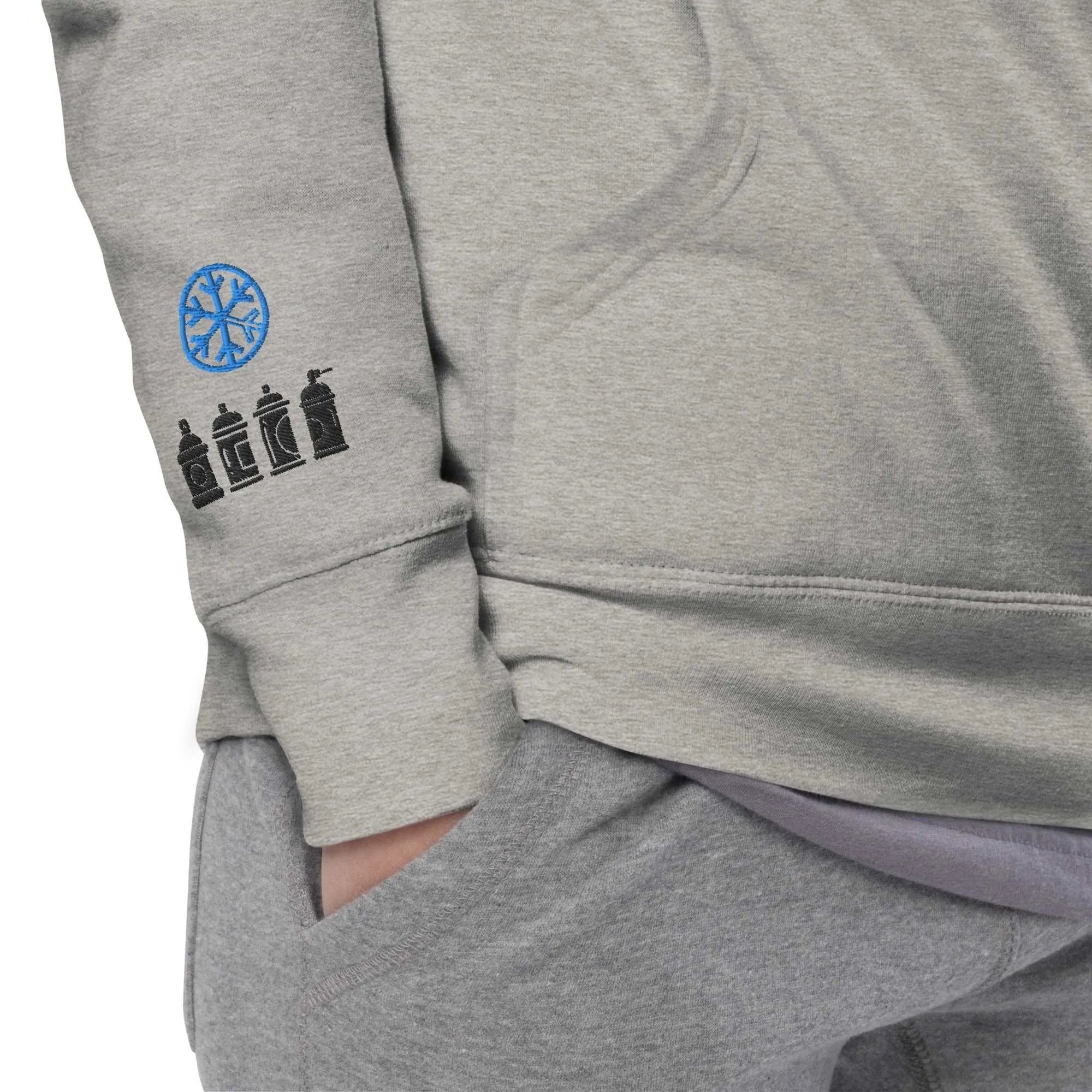 Get Down Graffiti Throw-up Hoodie | Gray