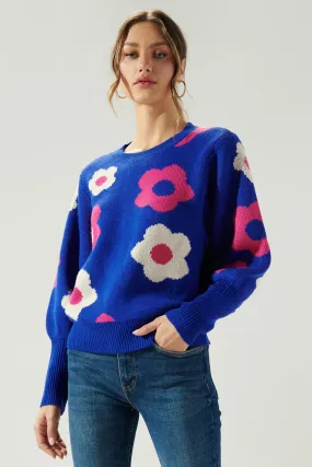 Gilly Floral Leg of Mutton Sweater