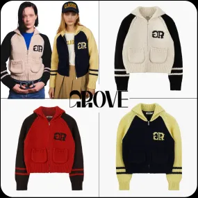 GROVE  |[GROVE]★22FW BENSON KNIT ZIP-UP