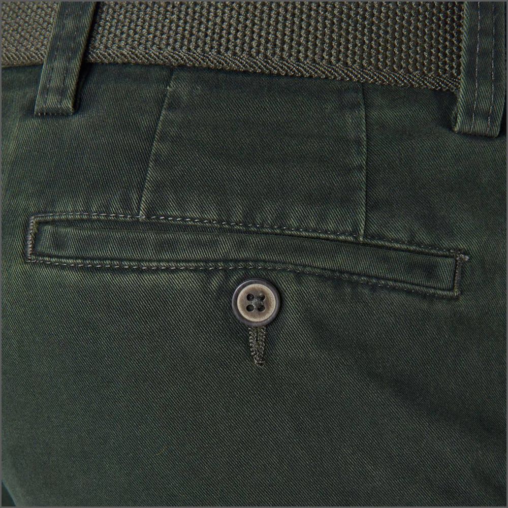 Gurteen Longford Winter Loden Stretch Cotton Chino+