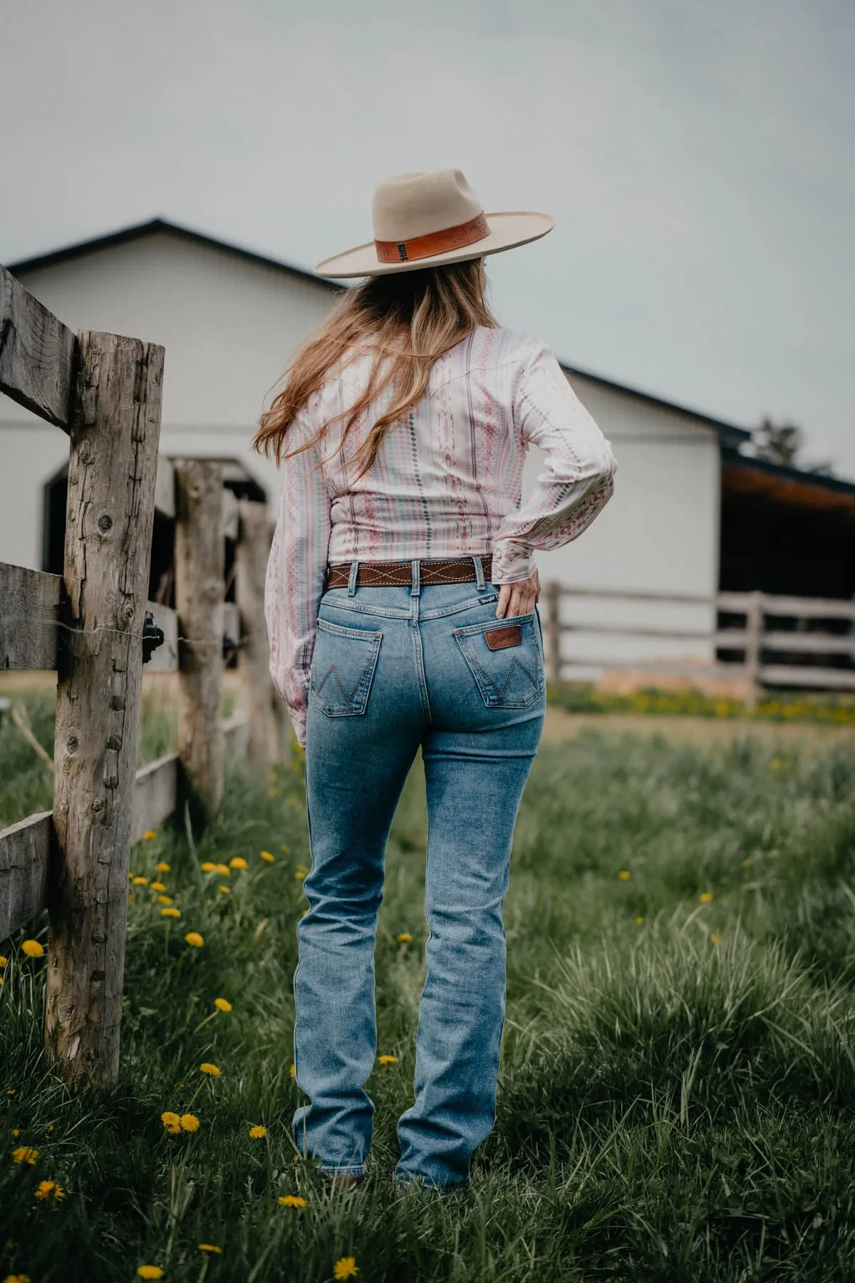 'Halsey' Retro High Rise Bootcut Jean by Wrangler (24-35)