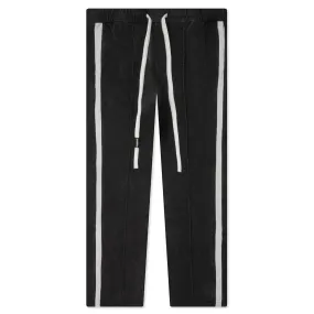 Heavy Cotton Track Pant - Black