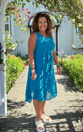 INT90921  Caribbean Blue Dress