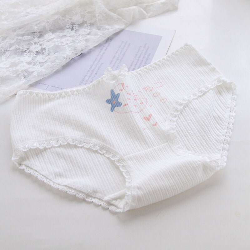 JAPANESE CUTE STRAWBERRY COTTON BRIEFS BY77703