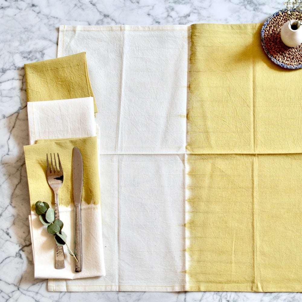 Jeba Ombré Shibori Cotton Napkins