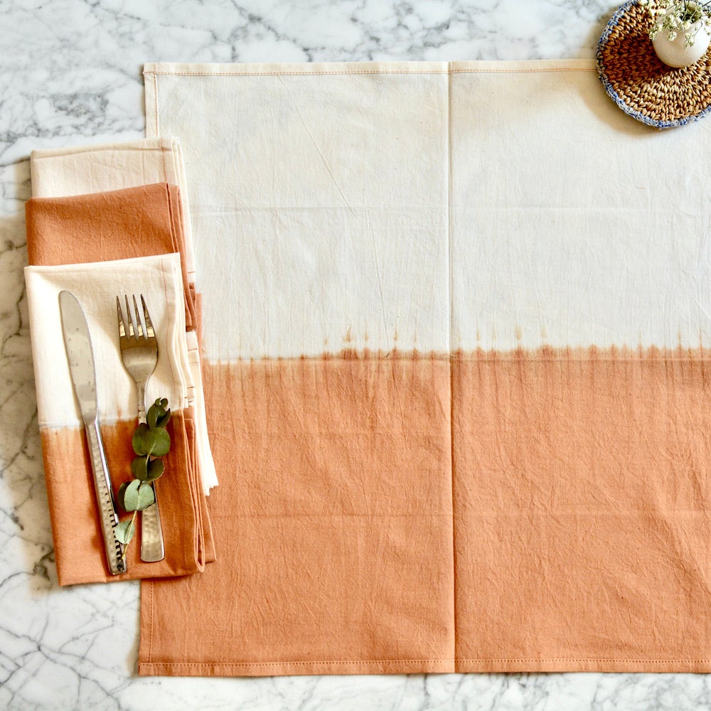 Jeba Ombré Shibori Cotton Napkins