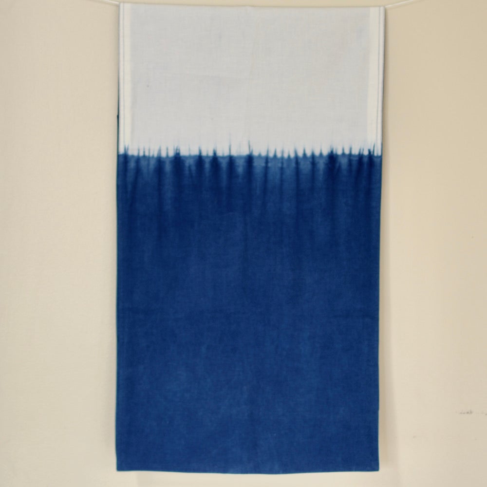 Jeba Ombré Shibori Cotton Table Runner