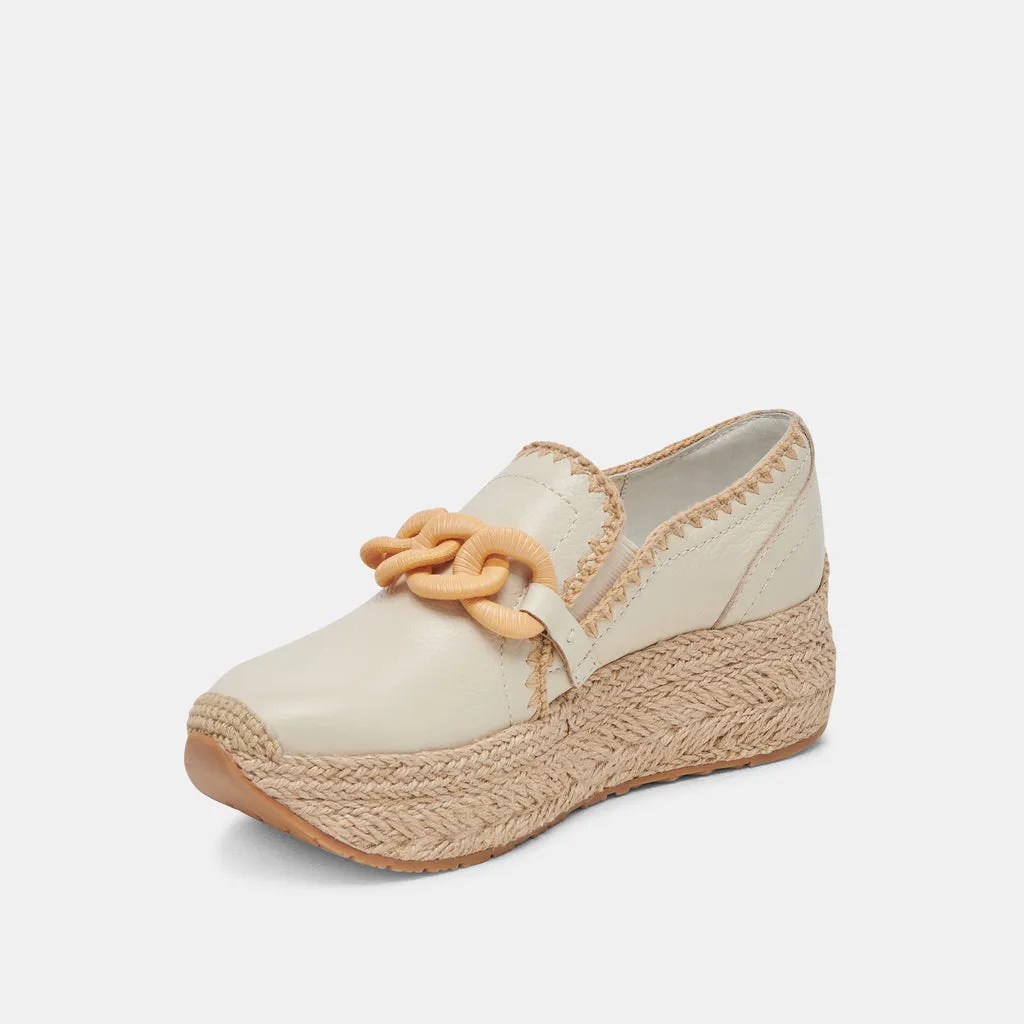 JHENEE ESPADRILLE SNEAKERS IVORY LEATHER– Dolce Vita 6944636600386