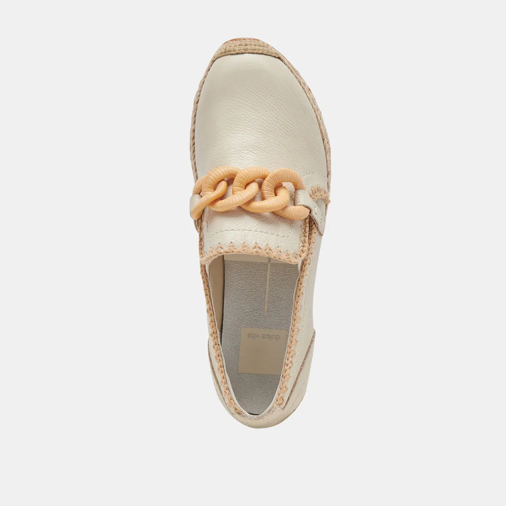 JHENEE ESPADRILLE SNEAKERS IVORY LEATHER– Dolce Vita 6944636600386