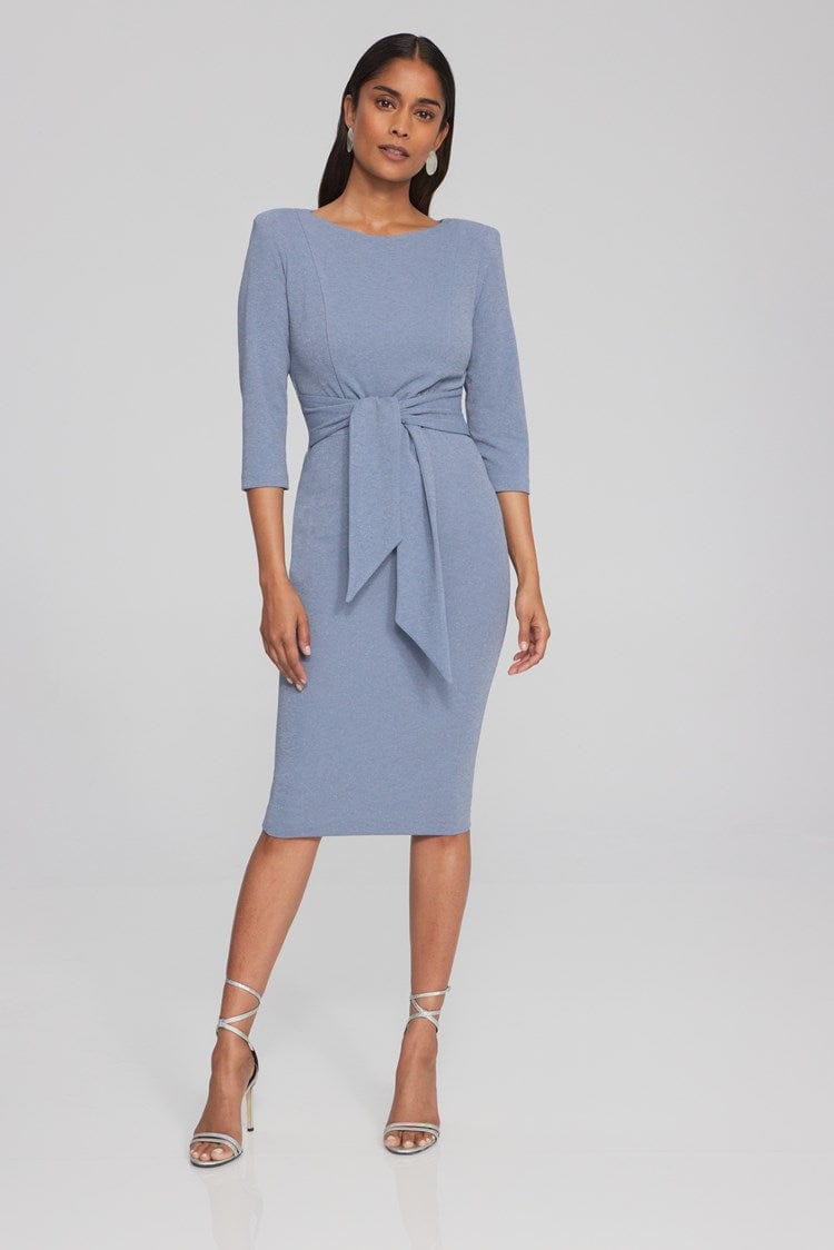 Joseph Ribkoff Serenity Blue/Silver Dress - 241728