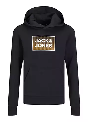 Junior Logo Print Hoodie by Jack & Jones | Look Again