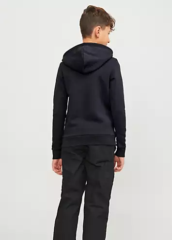 Junior Logo Print Hoodie by Jack & Jones | Look Again