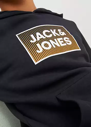 Junior Logo Print Hoodie by Jack & Jones | Look Again