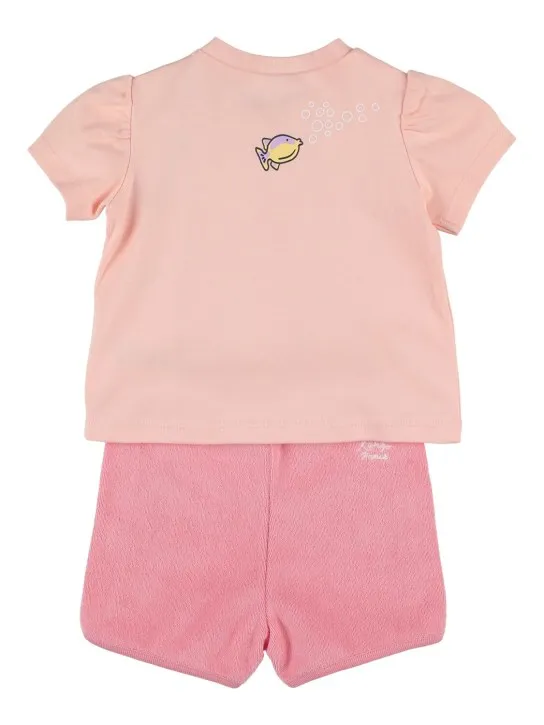 Kenzo Kids   Printed cotton t-shirt & shorts 