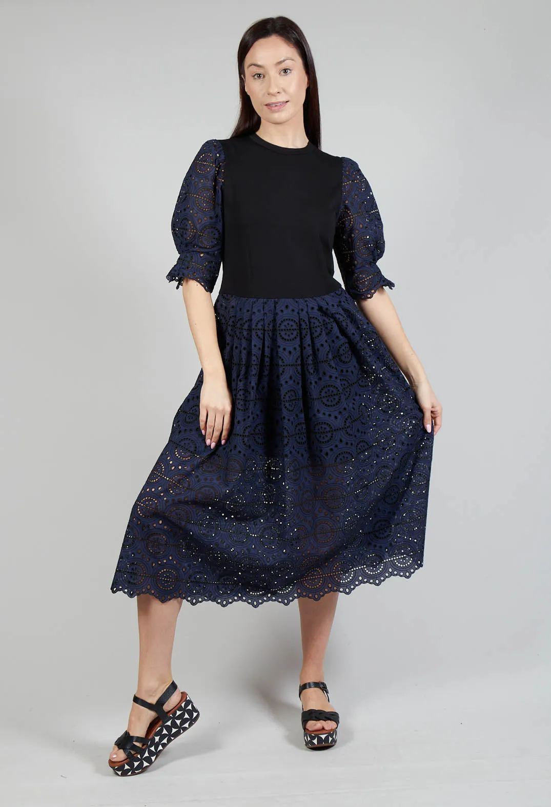 Lace Dress in Blue