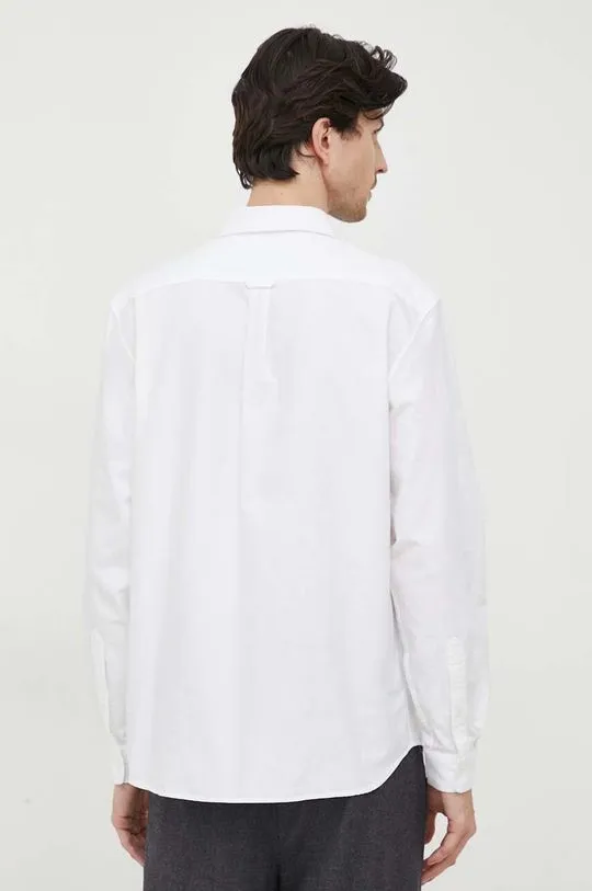 Lacoste cotton shirt men's white color