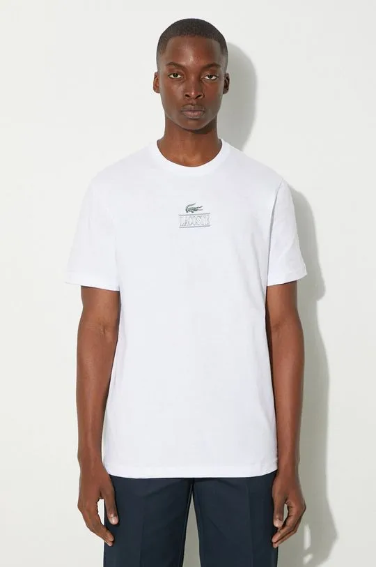 Lacoste cotton t-shirt white color