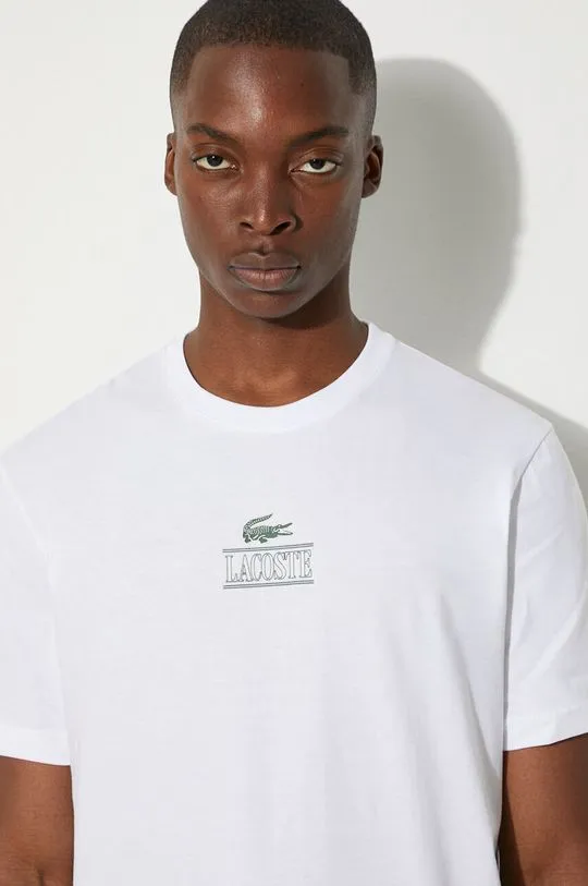 Lacoste cotton t-shirt white color