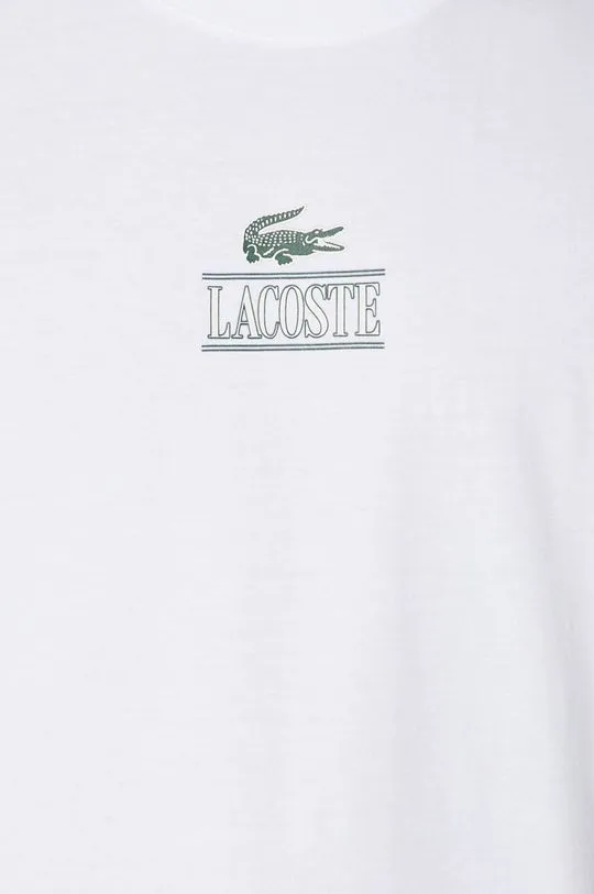 Lacoste cotton t-shirt white color