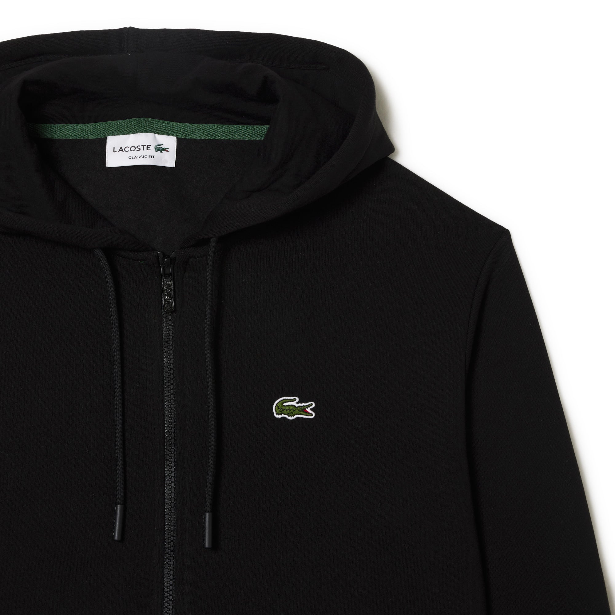 Lacoste Full Zip Hood SH9626 - Black