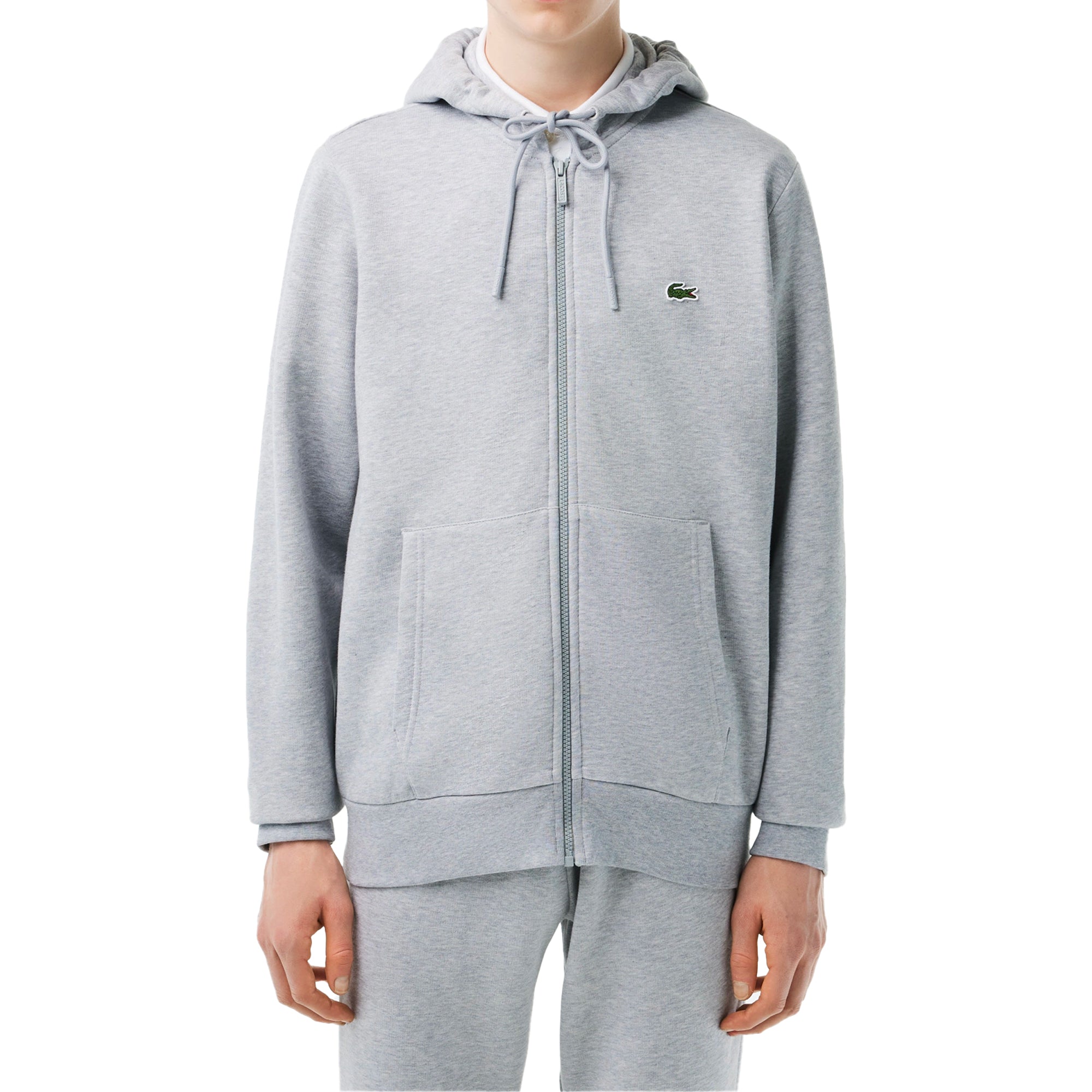 Lacoste Full Zip Hood SH9626 - Silver