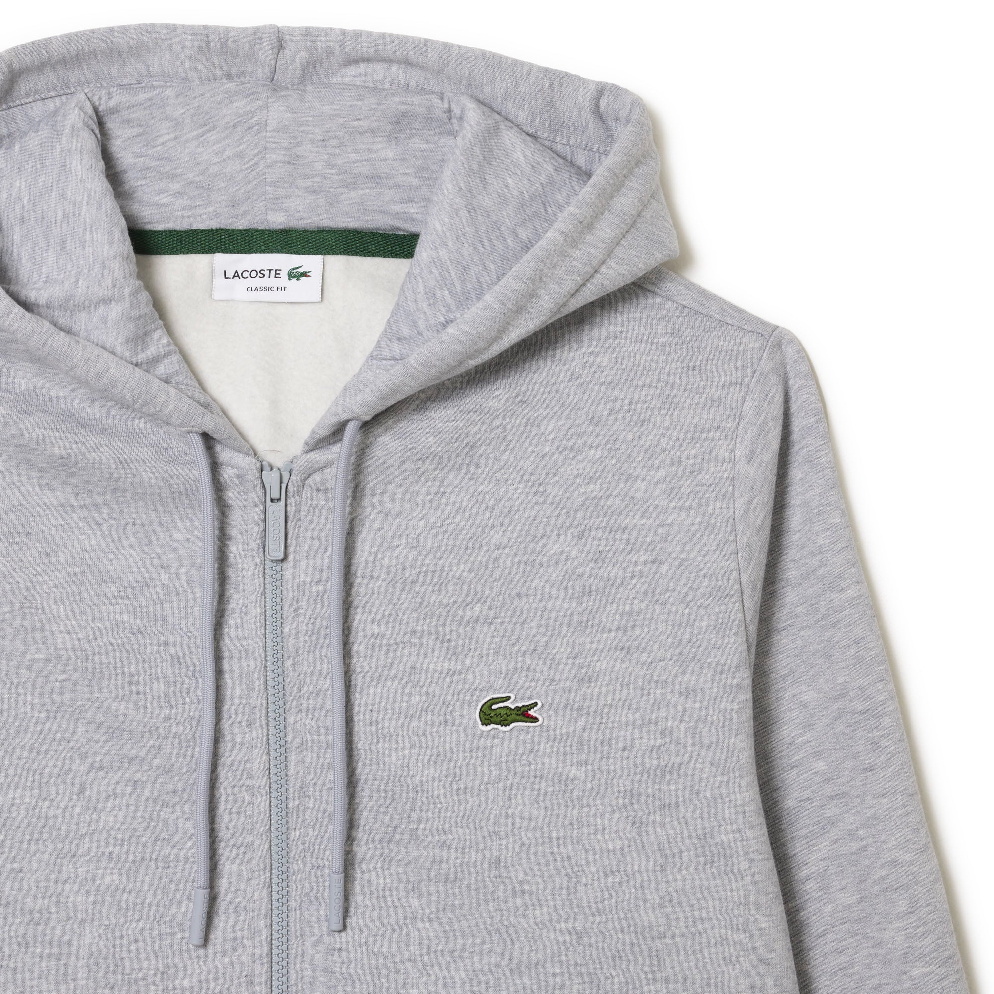 Lacoste Full Zip Hood SH9626 - Silver