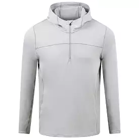 Liam Hooded Half Zip Mid Layer Alloy - 2024