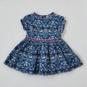 Liberty of London Blue Strawberry Thief Dress: 6 Months (Brand New)