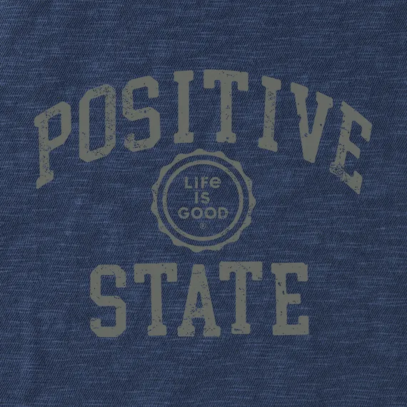 Life is Good Men's Textured Slub Hoodie - Positive State