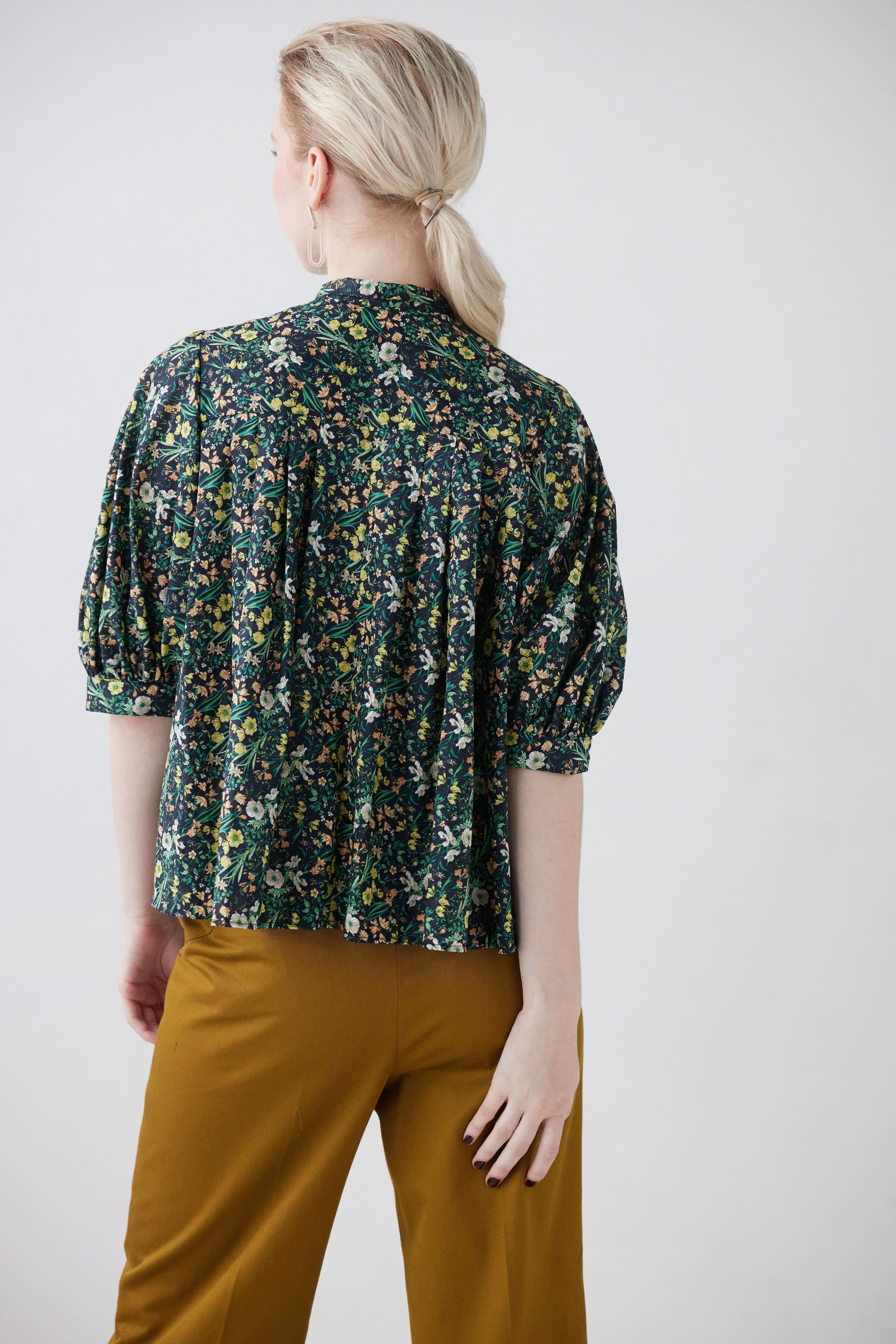 Livia Blouse in Floral Cotton