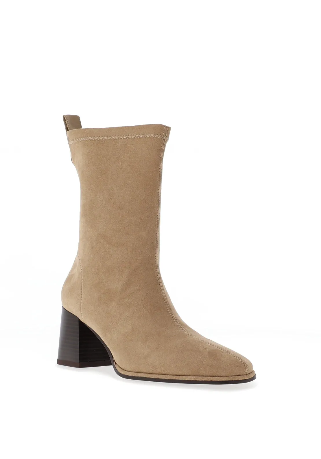 Lodi Love Antelina Block Heeled Boots, Beige