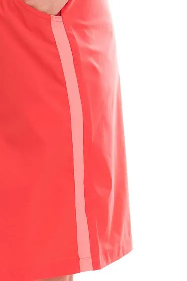 maier sports women's sports dress, stylish mini dress, hiking dress in red or blue