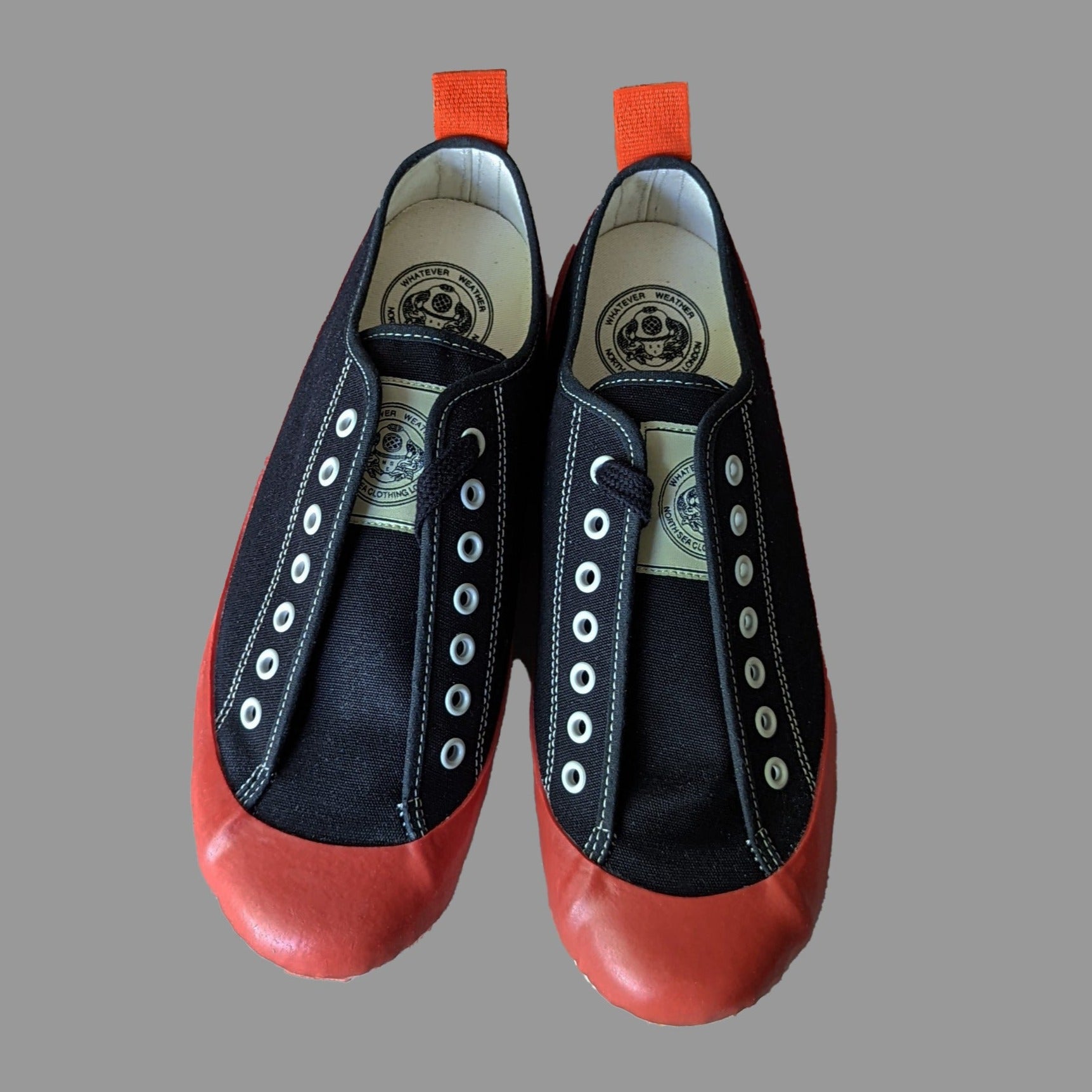 MARINE TYPE 2 DECK SHOE BLACK/ORANGE