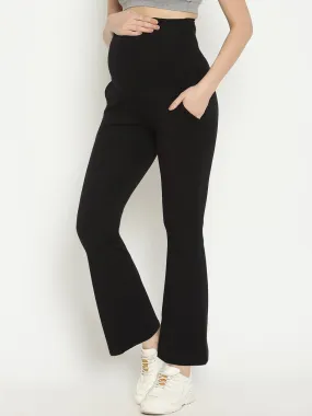 Maternity Bootcut Pants- Winter (French Terry Lined)