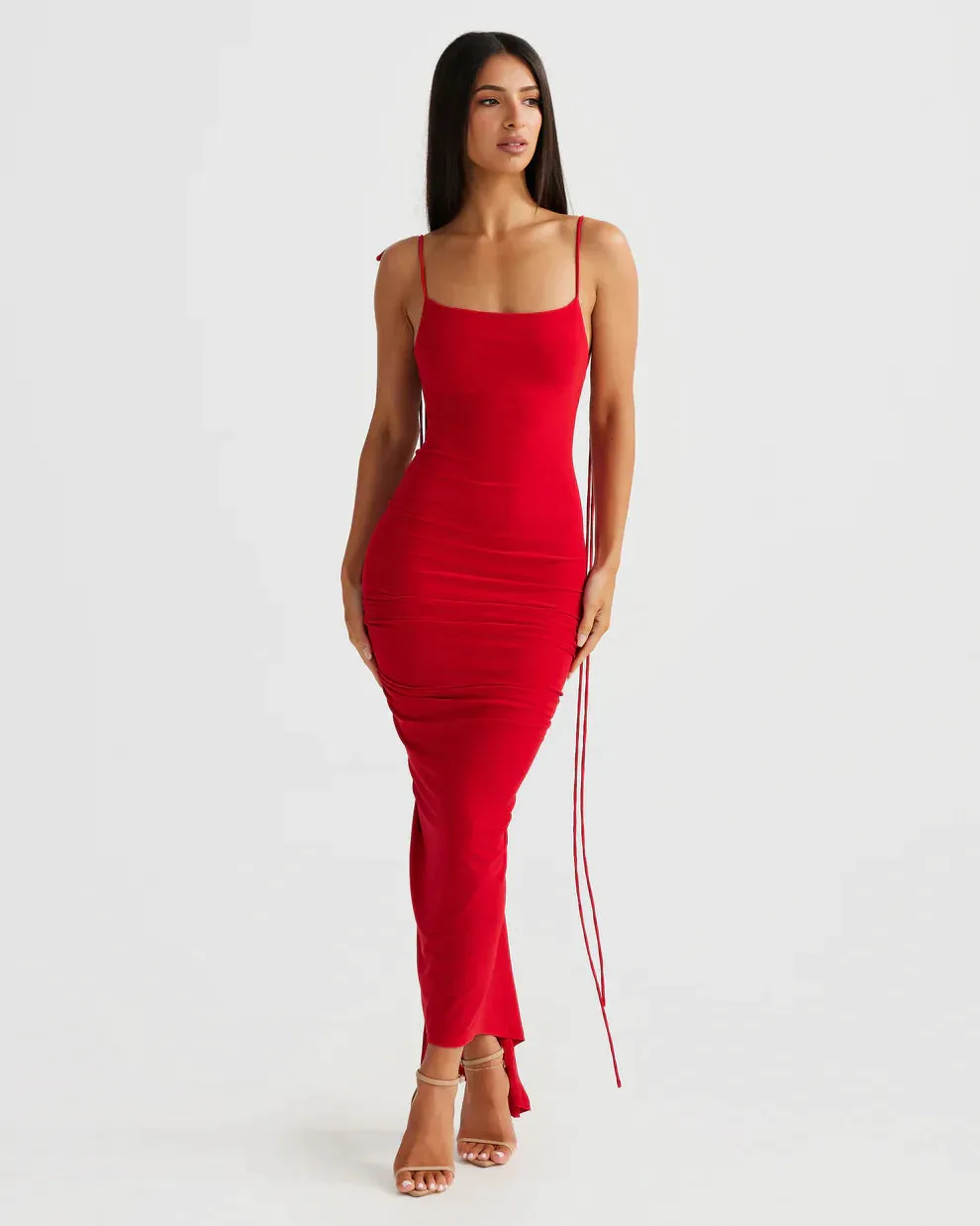 MELANI AZARI DRESS RED