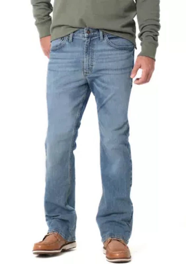 Men's Foundation Relaxed Bootcut Denim Jeans