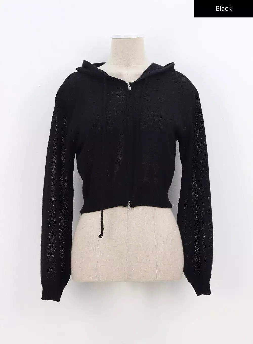 Mesh Zip-Up Hoodie BA319