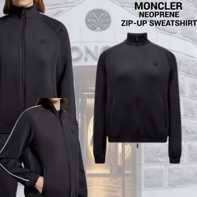 MONCLER  |Neoprene Zip-Up Sweatshirt