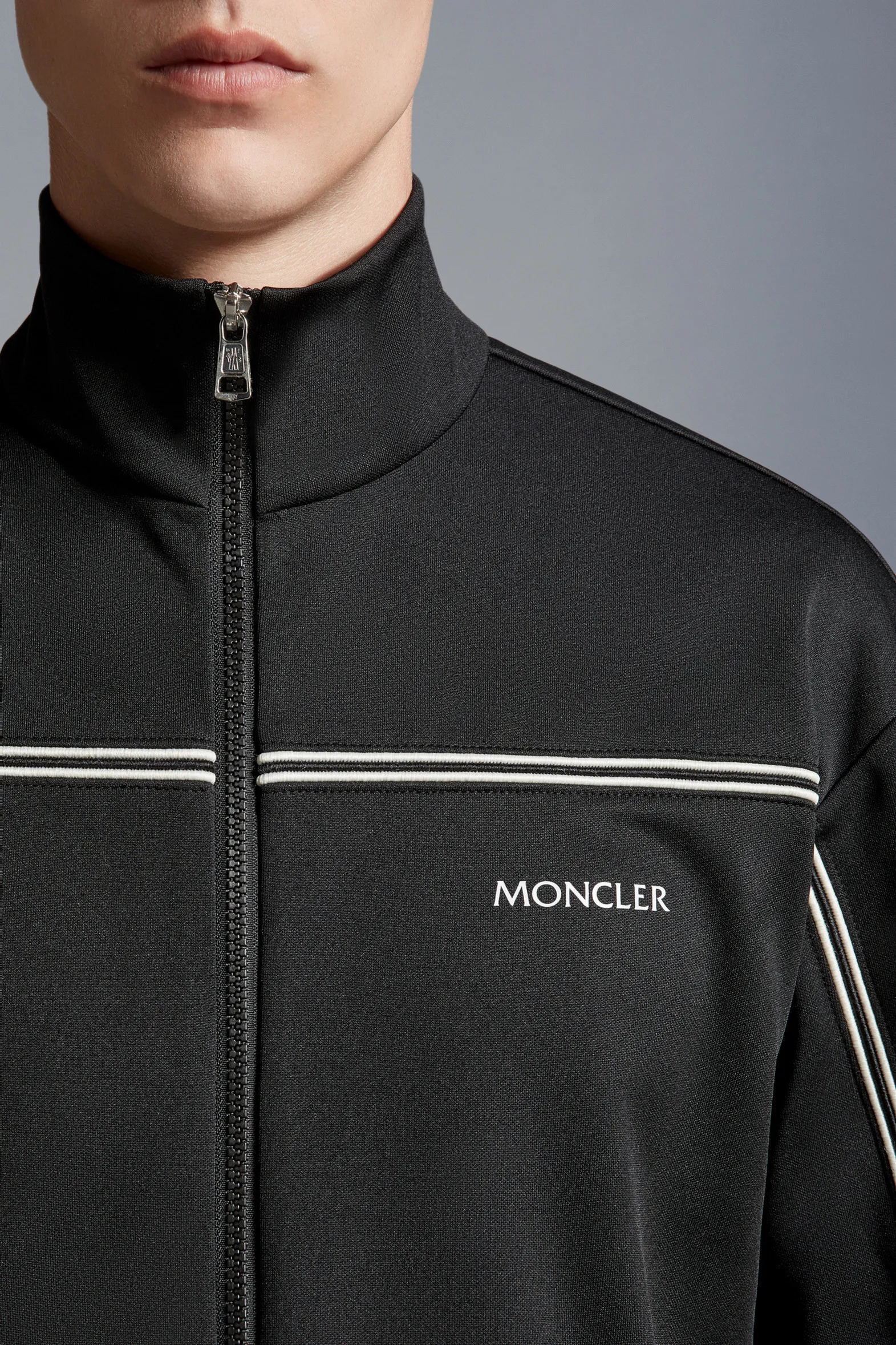 MONCLER  |Triacetate Zip-Up Sweatshirt