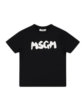 MSGM   Printed cotton jersey t-shirt 