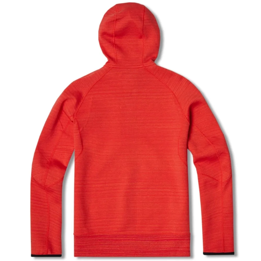 Nike Tech Super Full Zip HoodyRed Marl